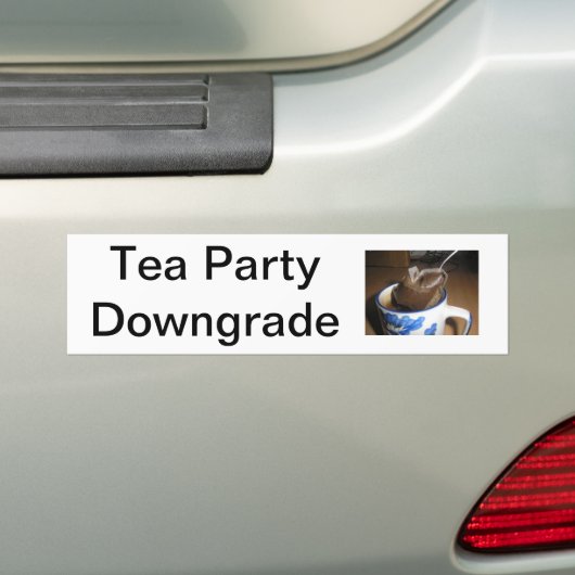 "Tee-Partydowngrade-" Autoaufkleber (Auf Auto)