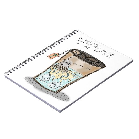 Tee-Pipi Notizblock (Linke Seite)