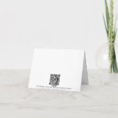 Tee-Pot Danke, dass Sie eine Note-Karte haben Dankeskarte (Rückseite)