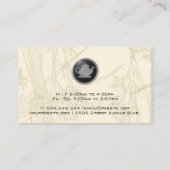 Tee-Pot-Logo | Tea-Blätter Visitenkarte (Rückseite)