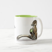Tee-Raubvogel-Tasse Zweifarbige Tasse (VorderseiteRechts)