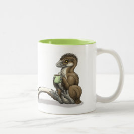Tee-Raubvogel-Tasse Zweifarbige Tasse