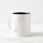 Tee-Rebell Zweifarbige Tasse (Vorderseite Links)