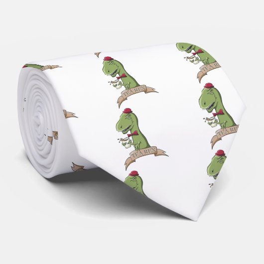 Tee Rex Dinosaurier Krawatte (Gerollt)