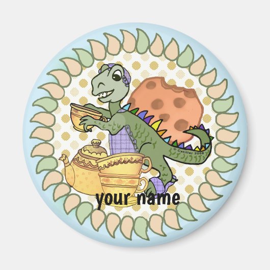 Tee Rex Dinosaurier Magnet (Vorne)