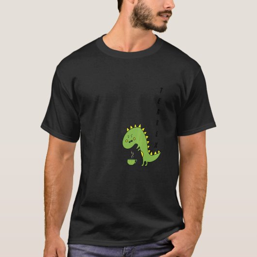 Tee Rex Grüner Rex Dinosaurier (Vorderseite)