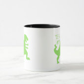Tee-Rex - Hintergrundfarbe auswählen Tasse (Zentrum)