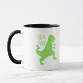 Tee-Rex - Hintergrundfarbe auswählen Tasse (Links)