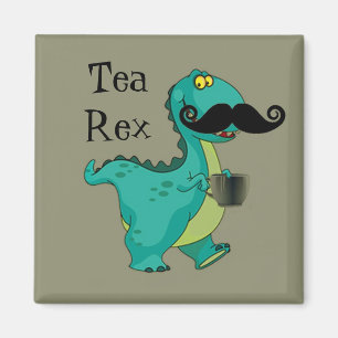 Tee Rex lustige Dinosaurier-Cartoon-Anspielung Magnet