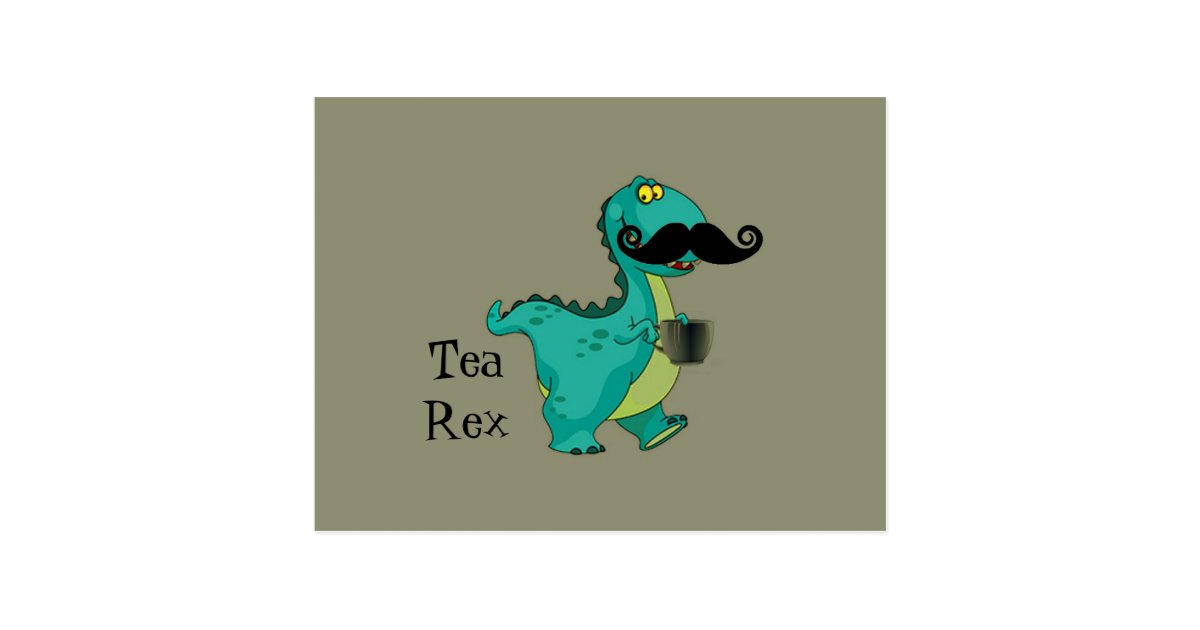 Tee Rex Lustige Dinosaurier Cartoon Anspielung Postkarte Zazzle De