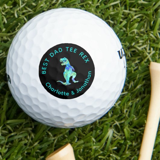Tee Rex Lustiger Dinosaurier Golf Vater Witz Golfball
