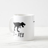 Tee Rex - lustiger Tee-/Tassen-Entwurf Kaffeetasse (Vorderseite Links)