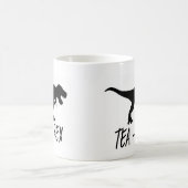 Tee Rex - lustiger Tee-/Tassen-Entwurf Kaffeetasse (Mittel)