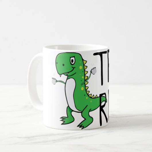 Tee-Rex Tasse (Vorderseite Links)