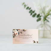 Tee Rose Brautparty Game Begleitkarte (Stehend Vorderseite)