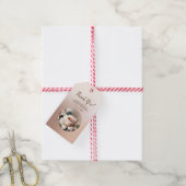 Tee-Rose-Brautparty Geschenkanhänger (Mit Garn)