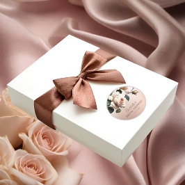 Tee-Rose-Brautparty Runder Aufkleber