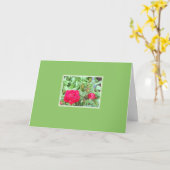 Tee-Rose Einsetzen Blanke Gruß Karte (Gelbe Blume)