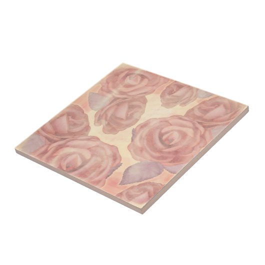 Tee-Rose, Fliesen (Seite)