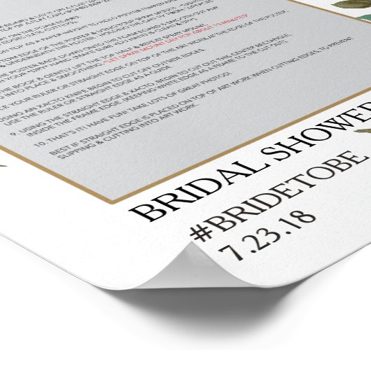 Tee-Rose Foto Prop-Plakatrahmen Poster (Ecke)