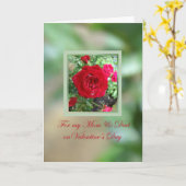 Tee Rose Mama & Vater Valentine 2 Karte (Gelbe Blume)