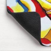 Tee Rose Originale Aquarellkunst Blume Mousepad (Ecke)