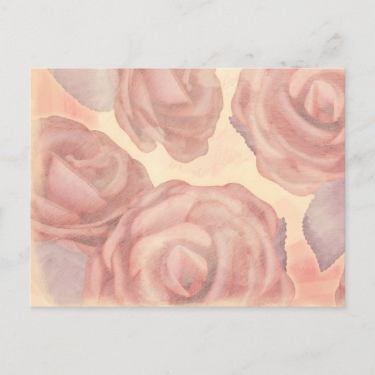 Tee-Rose, Postkarte (Vorderseite)