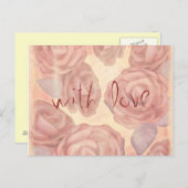 Tee-Rose, Postkarte (Vorne/Hinten)