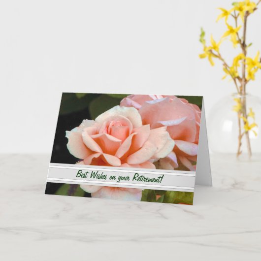 Tee-Rose-Rentenkarte Karte (Gelbe Blume)