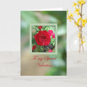 Tee Rose Special Valentine Karte (Gelbe Blume)