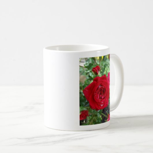 Tee-Rose-Tasse Kaffeetasse (VorderseiteRechts)