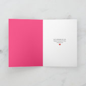 Tee Rose Unsere Liebe Valentine Karte (Innenseite)
