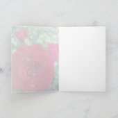 Tee-Rose zum Anpassen Karte (Innenseite)