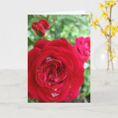 Tee-Rose zum Anpassen Karte (Gelbe Blume)