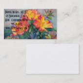 Tee-Rosen-Geschäfts-Karten Visitenkarte (Vorne/Hinten)