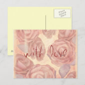 Tee-Rosen, Postkarte (Vorne/Hinten)