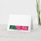 Tee-Rosen vom Garten Karte (Rückseite)