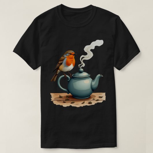 Tee-Rotkehlchen T-Shirt (Design vorne)