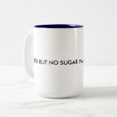 TEE-SCHALE ZWEIFARBIGE TASSE (Vorderseite Links)