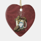 [Tee-Schalen-Drache-] Kaffee Keramikornament (Rechts)