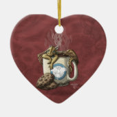 [Tee-Schalen-Drache-] Kaffee Keramikornament (Vorne)