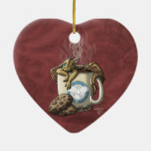 [Tee-Schalen-Drache-] Kaffee Keramikornament (Hinten)