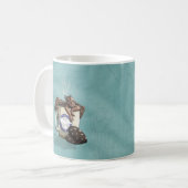 [Tee-Schalen-Drache-] Mokka Kaffeetasse (Vorderseite Links)
