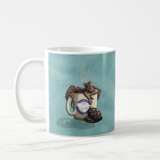 [Tee-Schalen-Drache-] Mokka Kaffeetasse (Links)