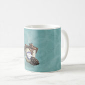 [Tee-Schalen-Drache-] Mokka Kaffeetasse (VorderseiteRechts)