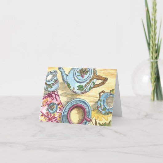 Tee-Schuldschein-Karte Karte (Vorderseite)