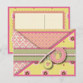 Tee-Service-Postkarte Feiertagspostkarte (Vorne/Hinten)