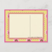 Tee-Service-Postkarte Feiertagspostkarte (Rückseite)