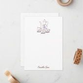 Tee Set Stationery Mitteilungskarten (Vorderseite/Rückseite Beispiel)