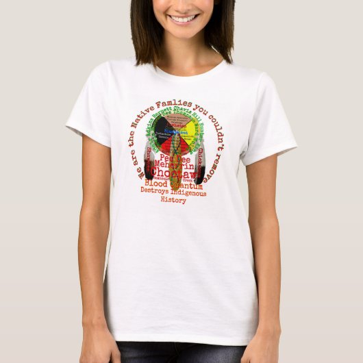 Tee Shirt Indigenous Families Totem (Vorderseite)